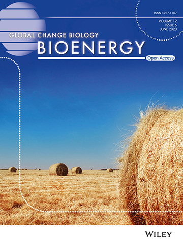 image of the cover of 'Global Change Biology Bioenergy' journal