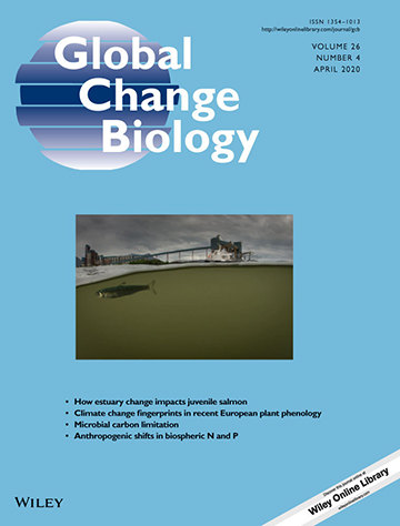 Image of the cover of Global Change Biology