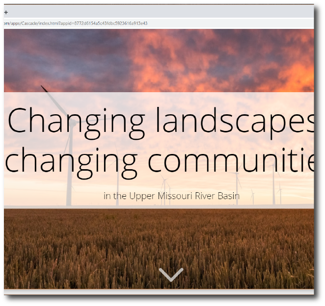 image of 'chaning landscapes, changing communities' storymap
