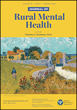 An image of the cover of the Journal of Rural Mental Health